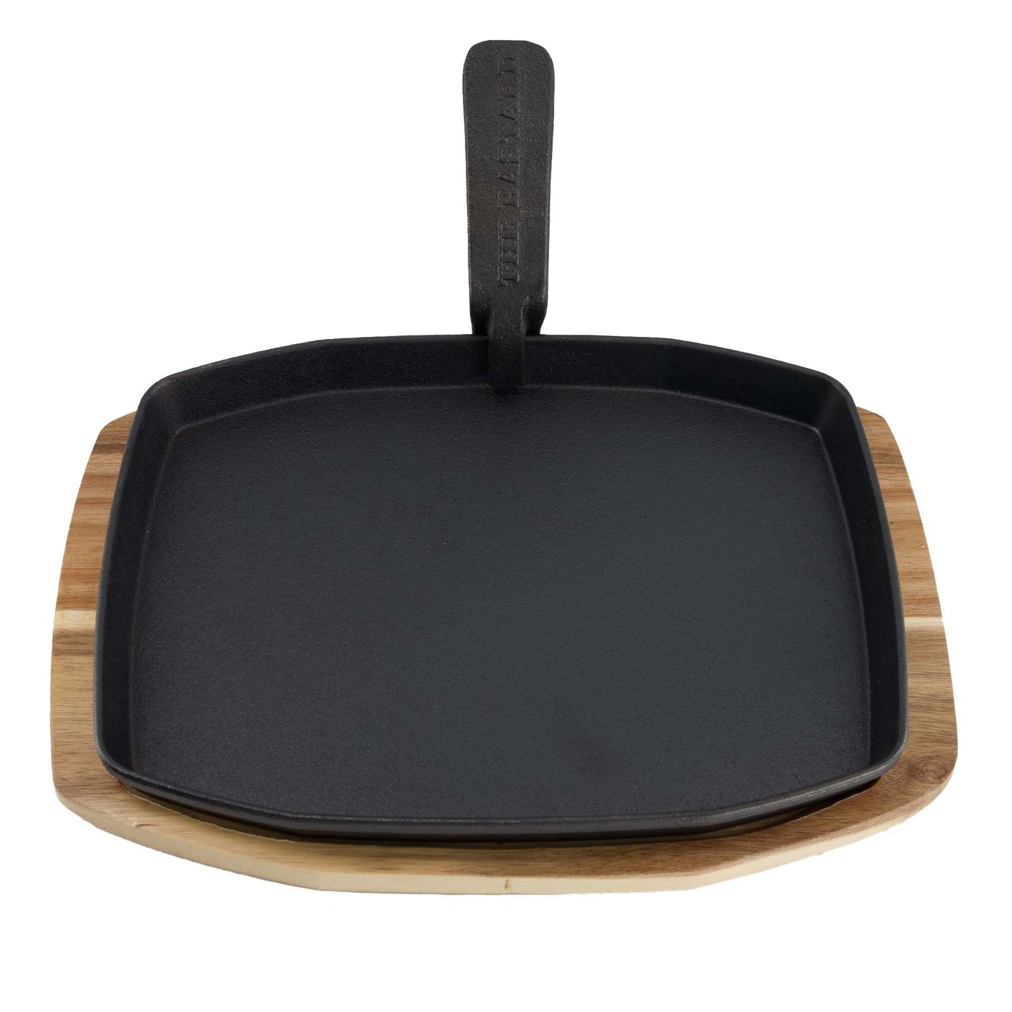 The Bastard Sizzling Plate Compact/Medium aus Gusseisen inkl. Untersetzer - 24x32cm