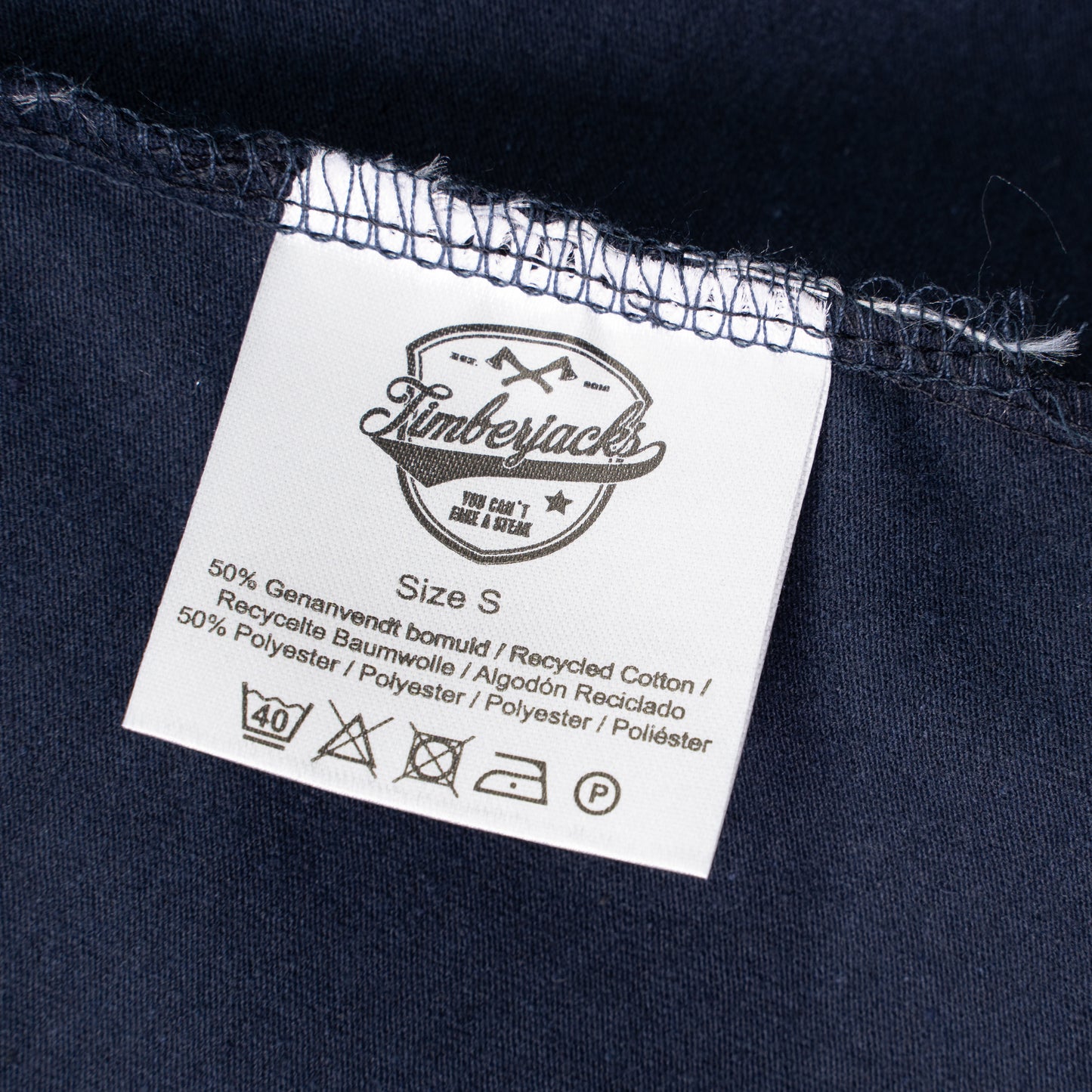 T-Shirt Timberjacks Service Crew Women Dark Navy Recycled Cotton