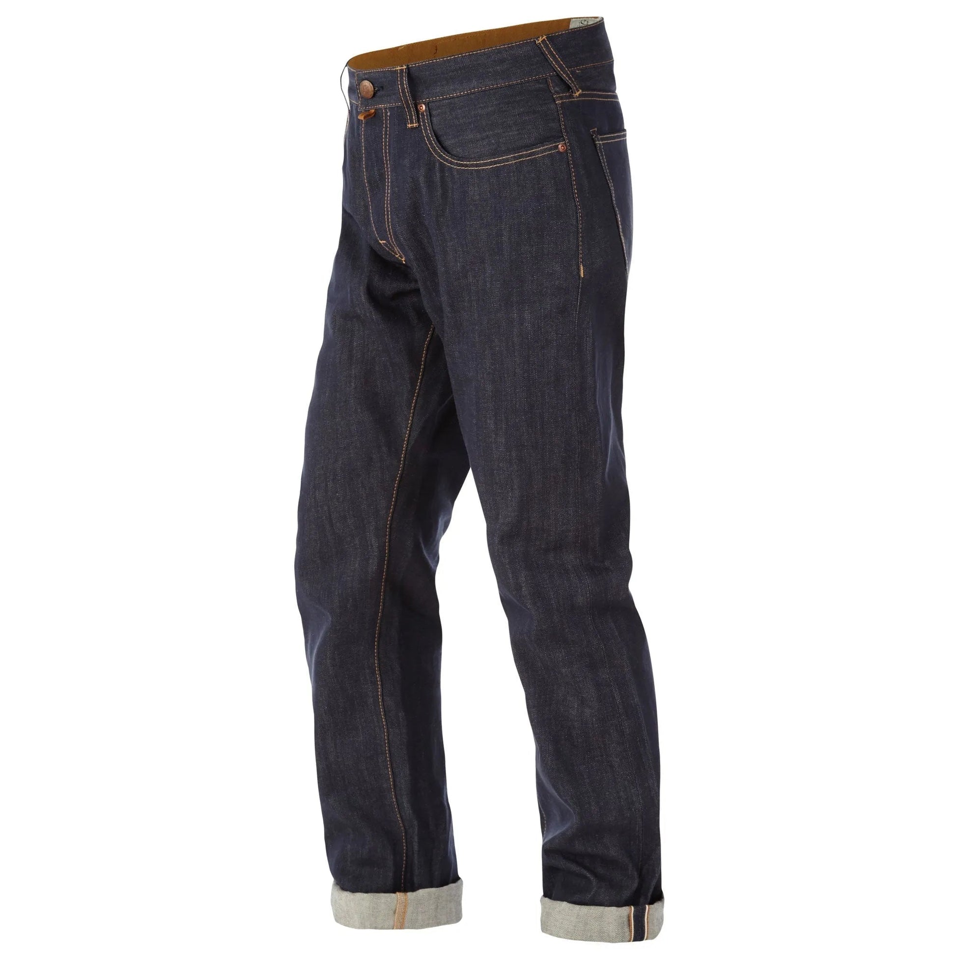 Columbia Raw Brown Selvedge | Straight Fit - timberjacks.store