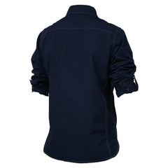 Ermet Dark Navy | Hemd - timberjacks.store