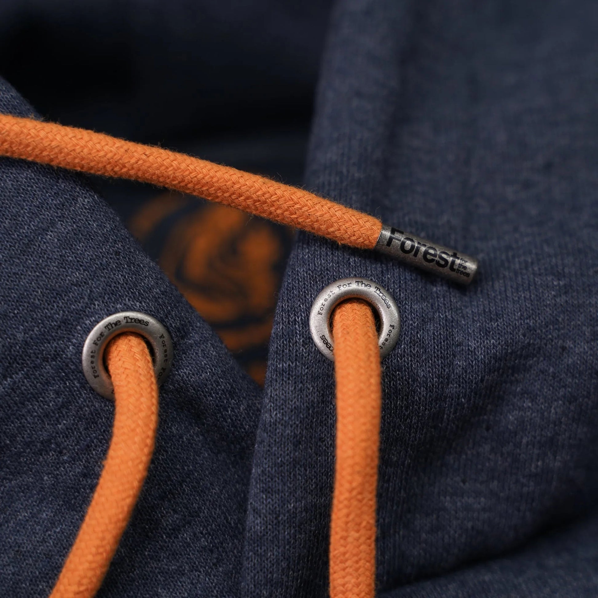 Hoodie Forest for the trees Indigo Recycled Cotton - timberjacks.store