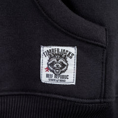 Hoodie Racoon Black Onyx - timberjacks.store