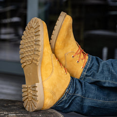 Leather Boot Desert Sand - timberjacks.store