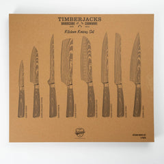 Timberjacks Kitchen Knives Set - 8 Parts - timberjacks.store