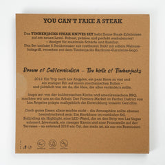 Timberjacks Steak Knives Set - 6 Parts - timberjacks.store