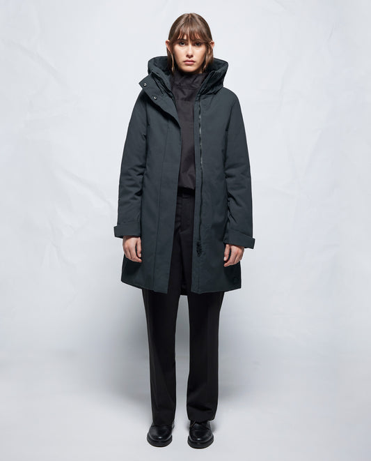 Eline Dark Navy Winter Jacket - Elvine