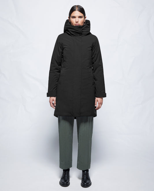 Eline Black Winter Jacket - Elvine