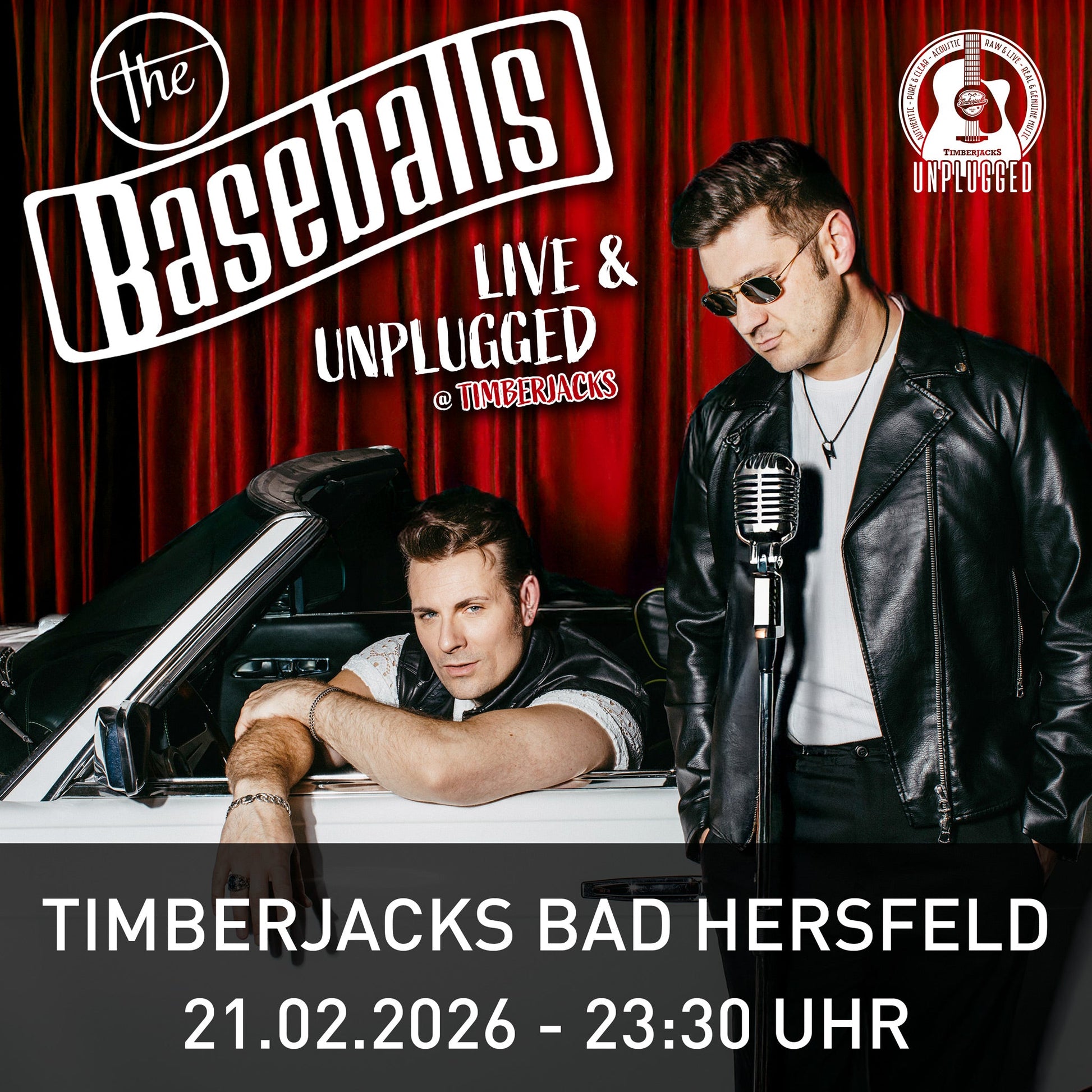 Bad Hersfeld - The Baseballs - Timberjacks Unplugged - timberjacks.store