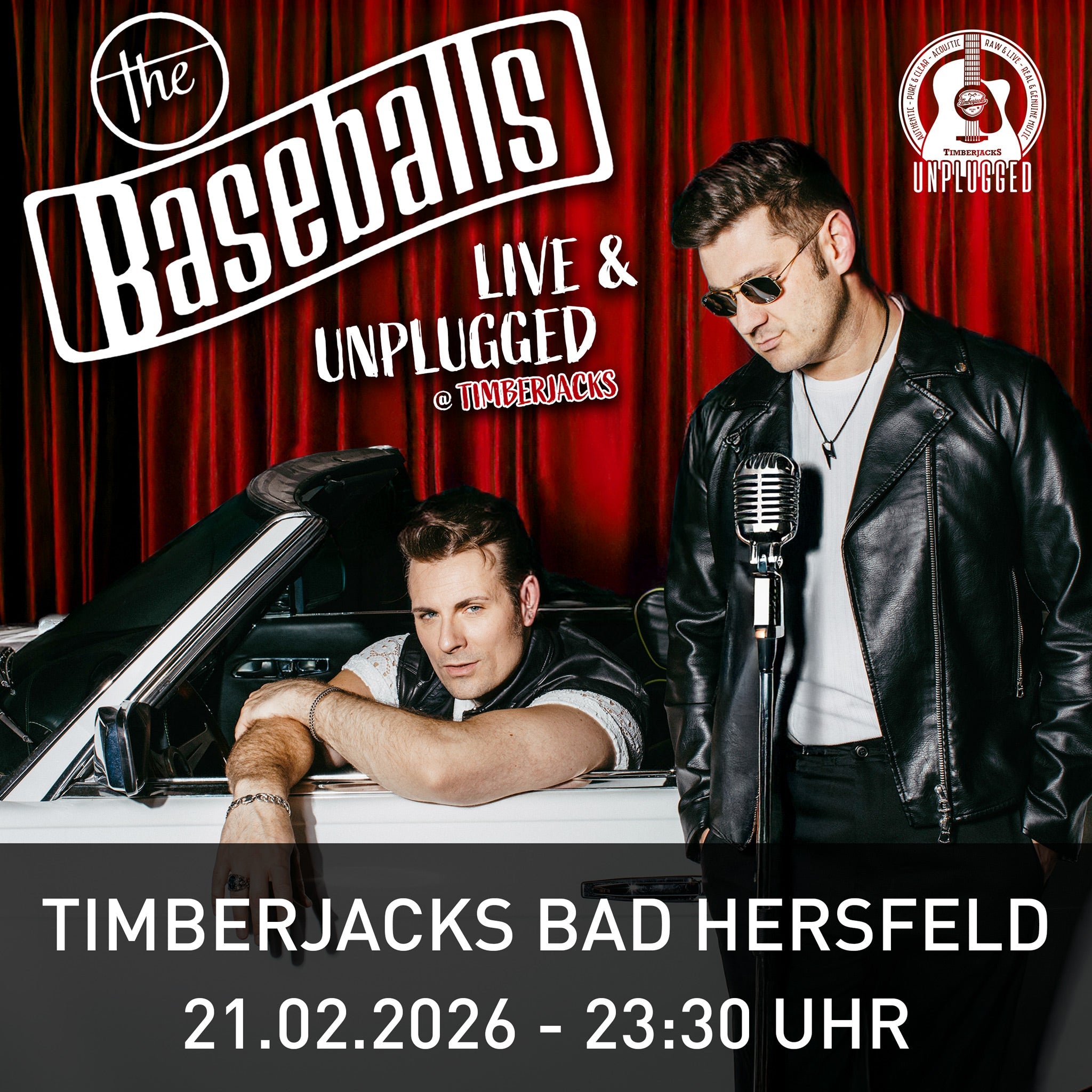 Bad Hersfeld - The Baseballs - Timberjacks Unplugged - timberjacks.store