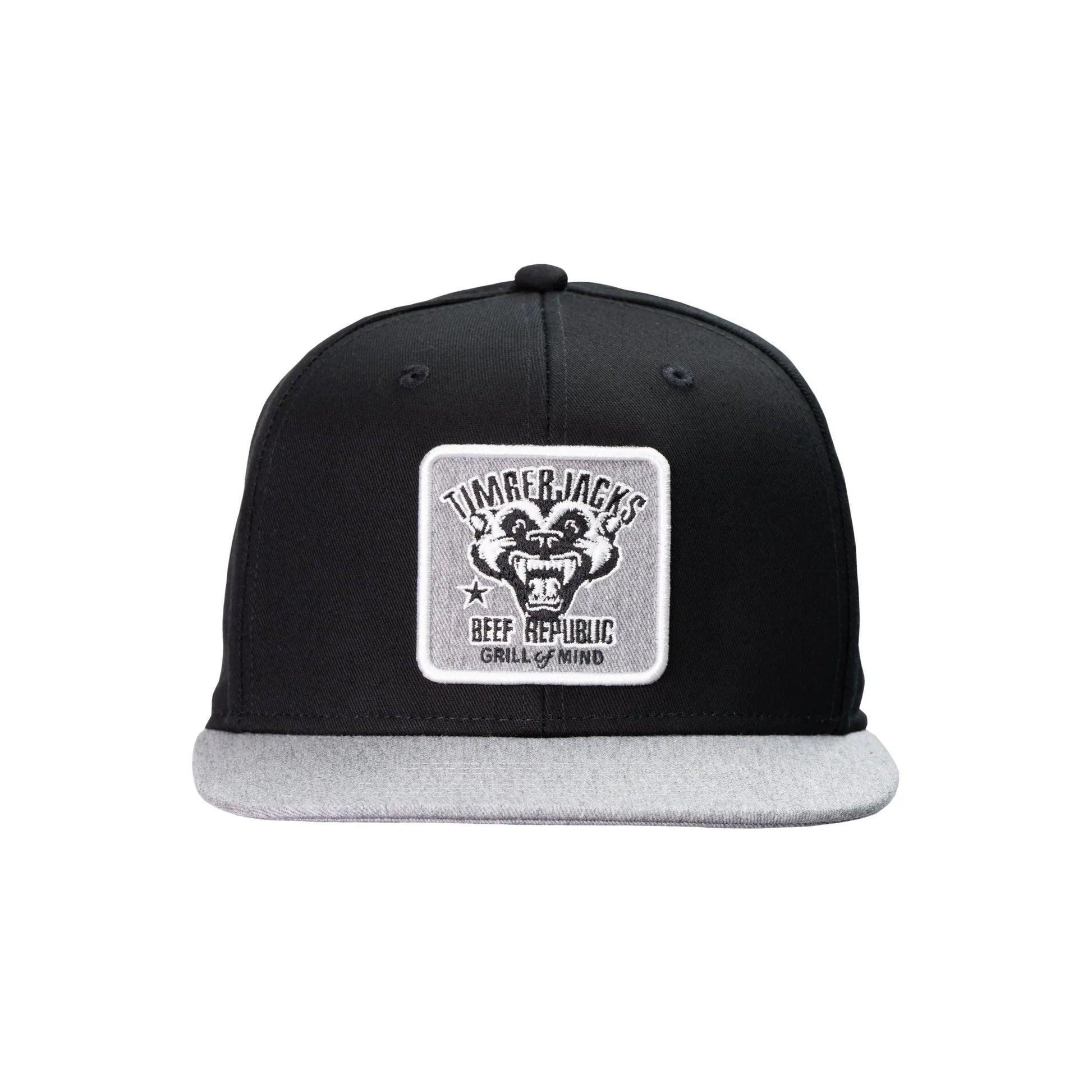 Basecap Badger Snapback Black Grey - timberjacks.store