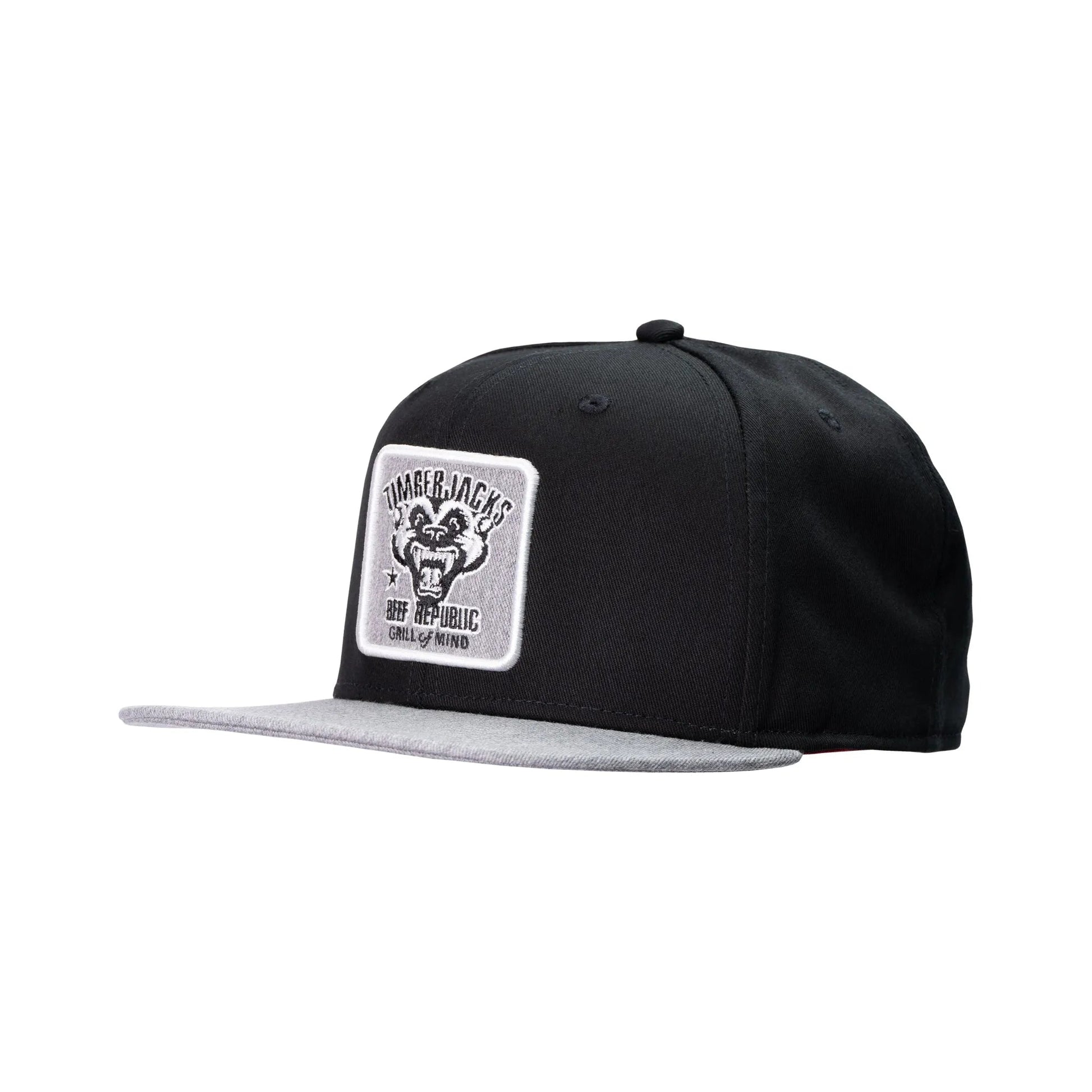 Basecap Badger Snapback Black Grey - timberjacks.store