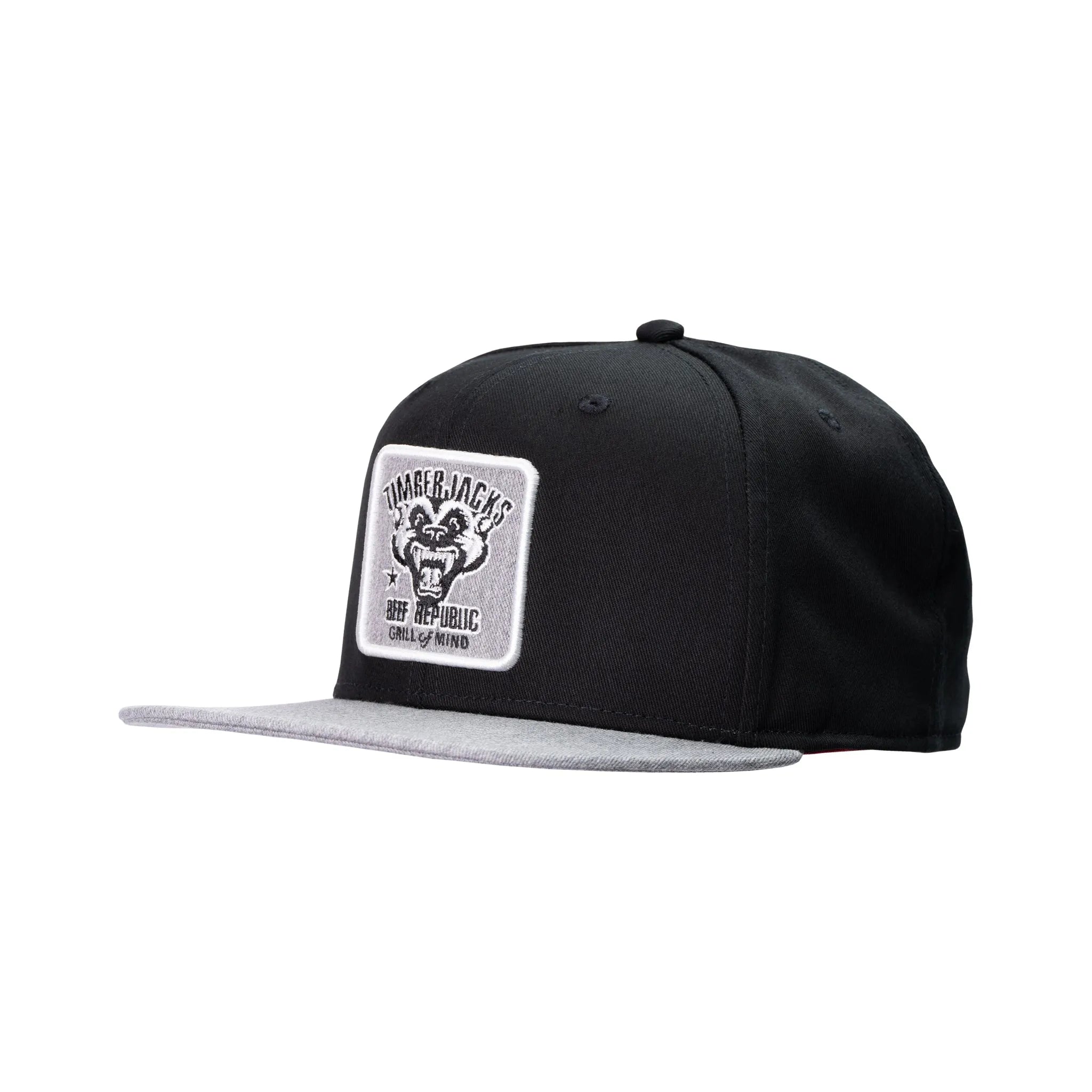 Basecap Badger Snapback Black Grey - timberjacks.store