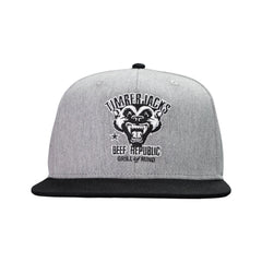 Basecap Badger Snapback Grey Black - timberjacks.store
