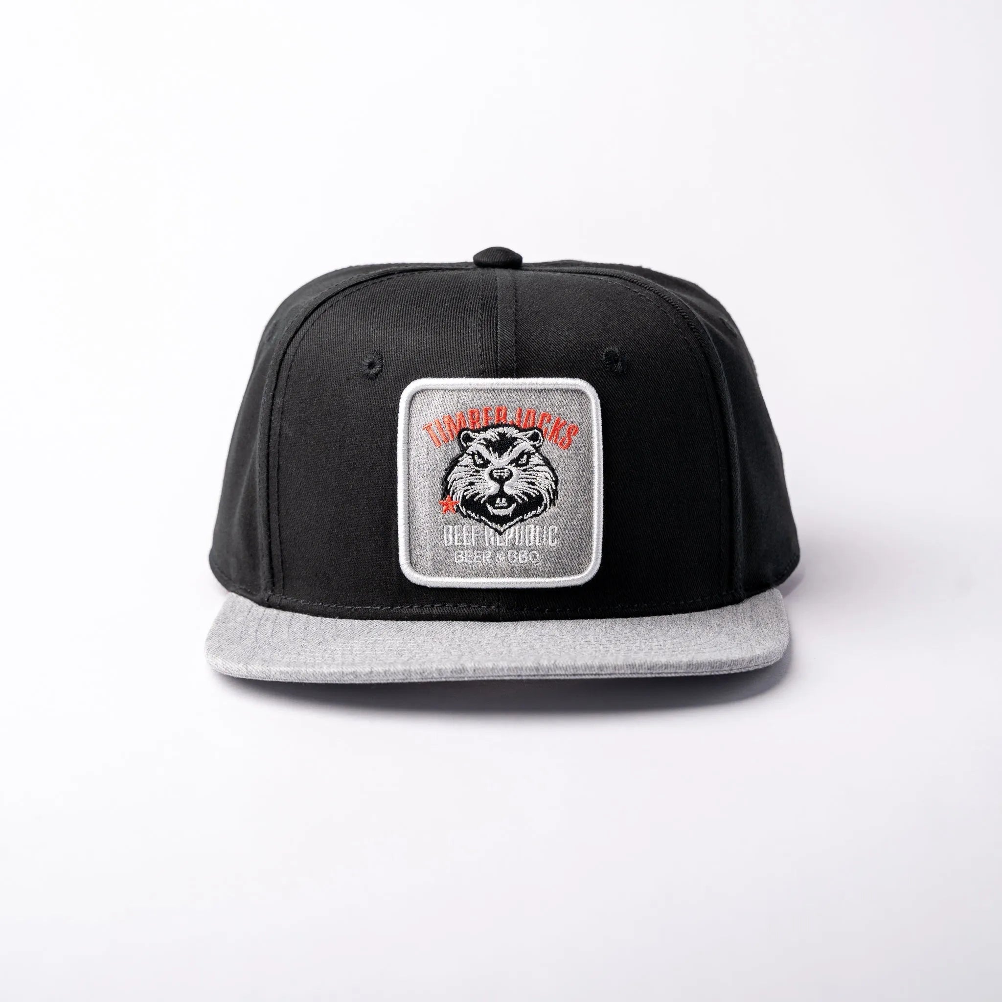 Basecap Beaver Snapback Black Grey - timberjacks.store