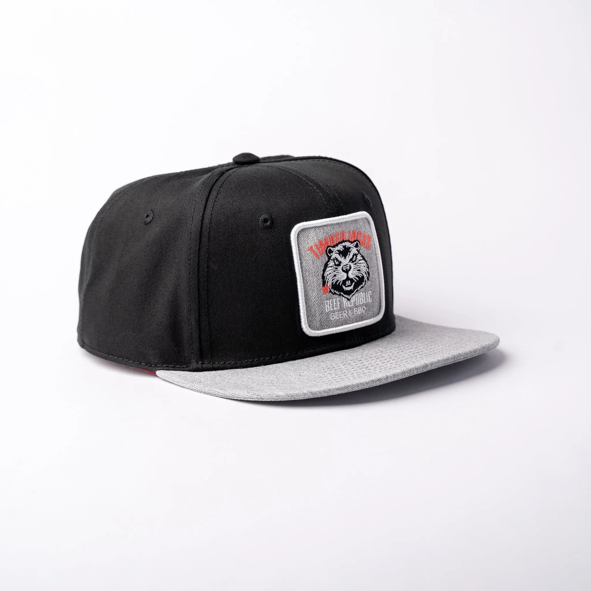 Basecap Beaver Snapback Black Grey - timberjacks.store