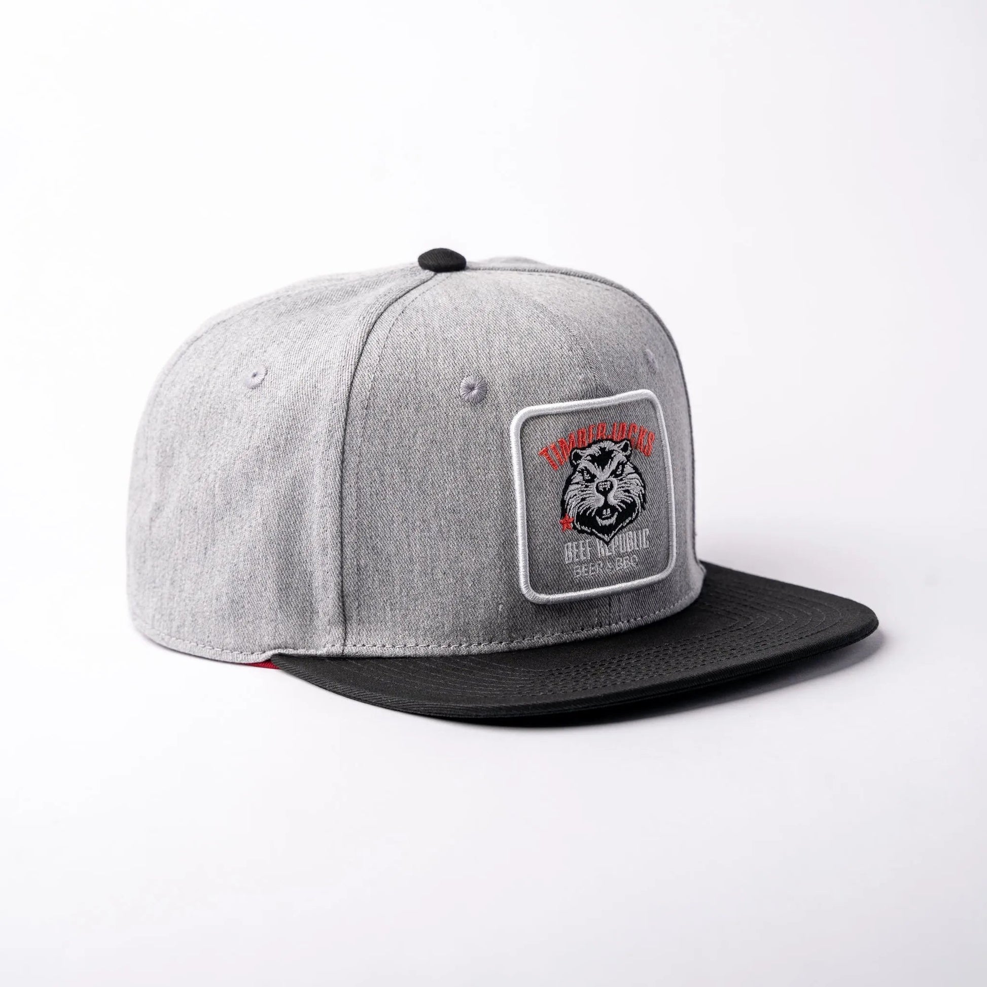 Basecap Beaver Snapback Grey Black - timberjacks.store