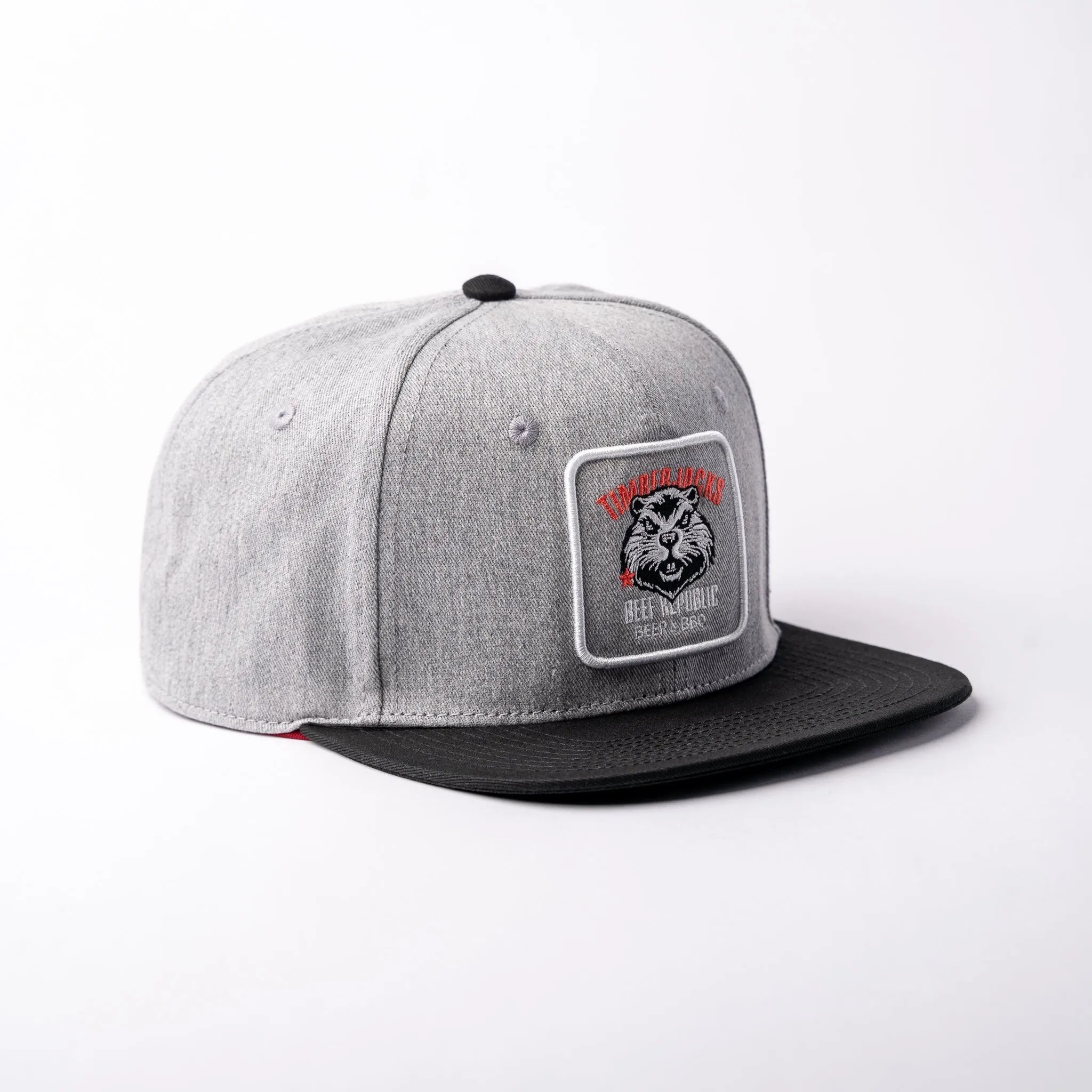 Basecap Beaver Snapback Grey Black - timberjacks.store