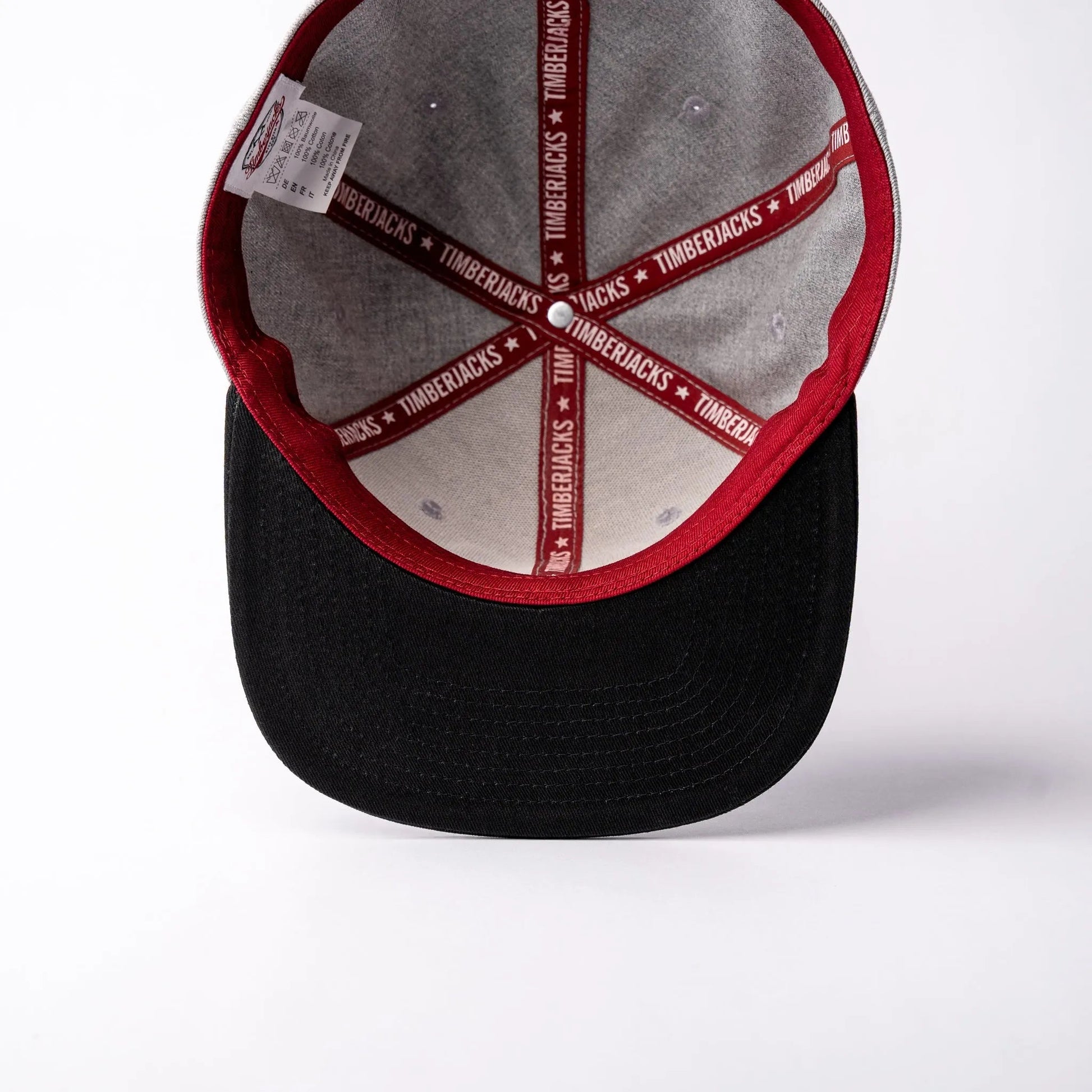 Basecap Beaver Snapback Grey Black - timberjacks.store