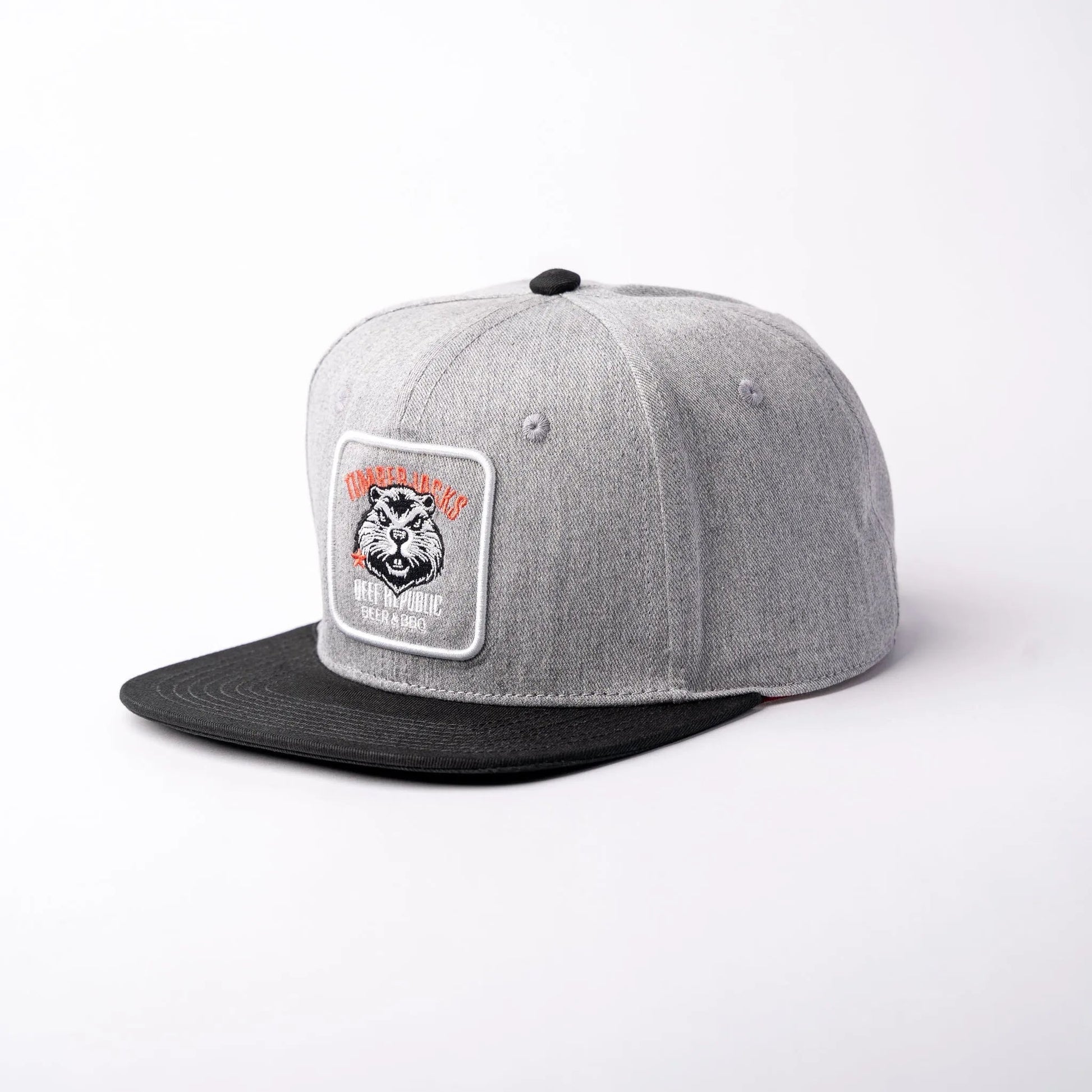 Basecap Beaver Snapback Grey Black - timberjacks.store