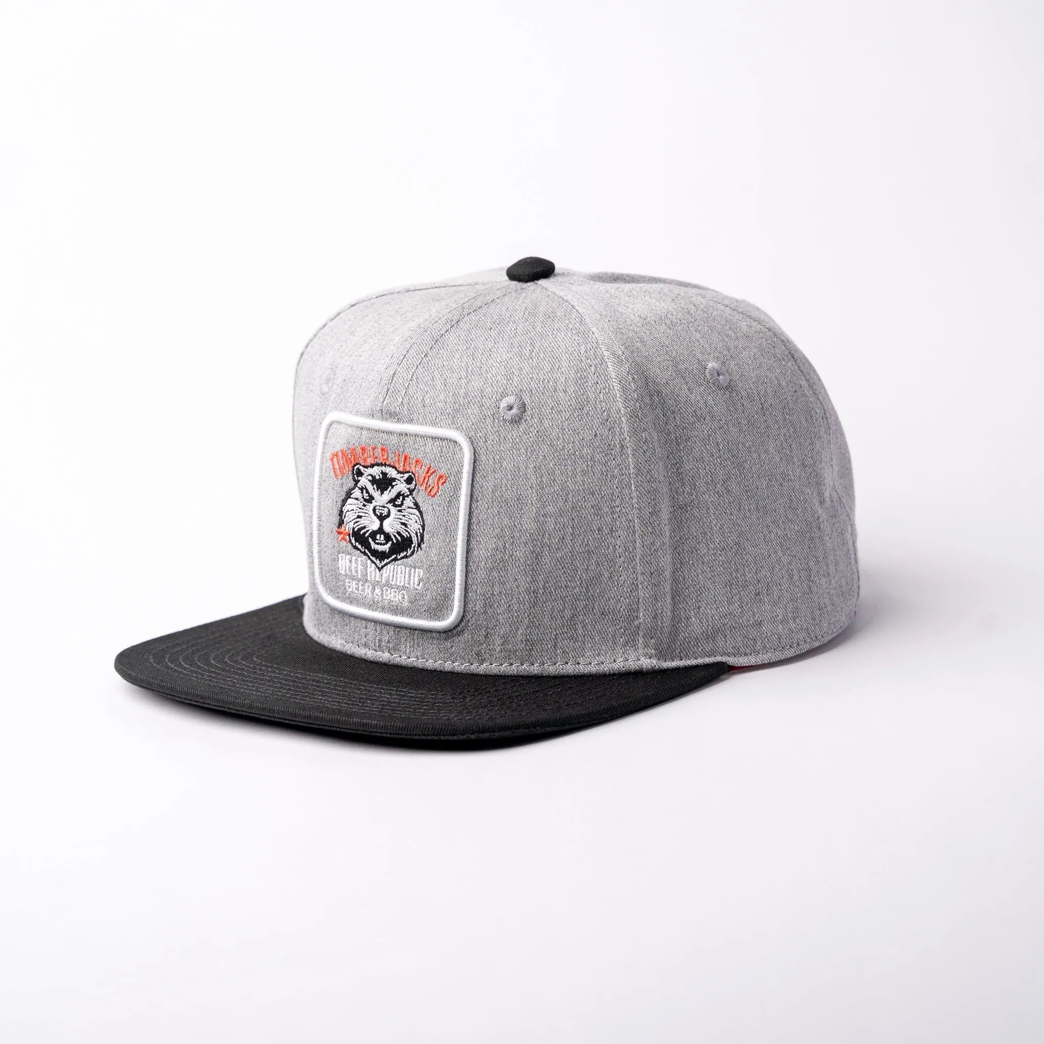 Basecap Beaver Snapback Grey Black - timberjacks.store