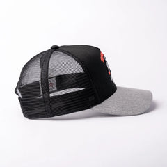 Basecap Beaver Trucker Cap Grey Black - timberjacks.store
