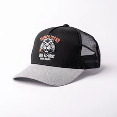 Basecap Beaver Trucker Cap Grey Black - timberjacks.store