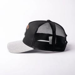 Basecap Beaver Trucker Cap Grey Black - timberjacks.store