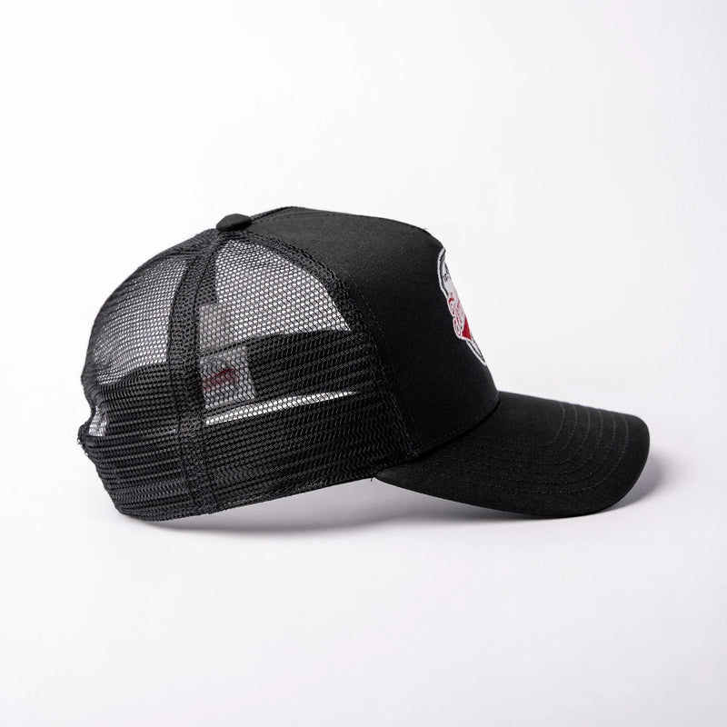 Basecap Can't Fake 2.0 Trucker Cap Black - timberjacks.store