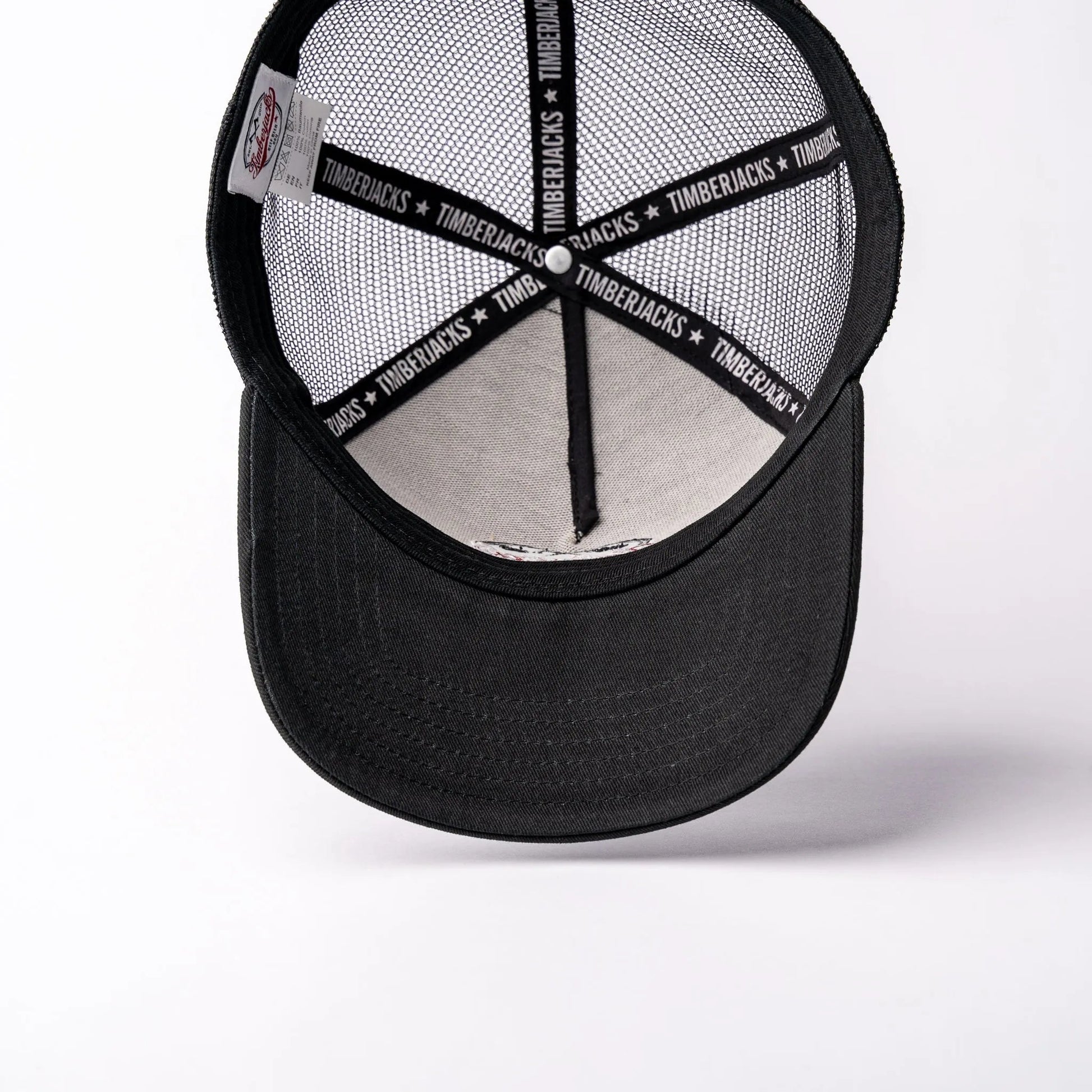 Basecap Can't Fake 2.0 Trucker Cap Black - timberjacks.store