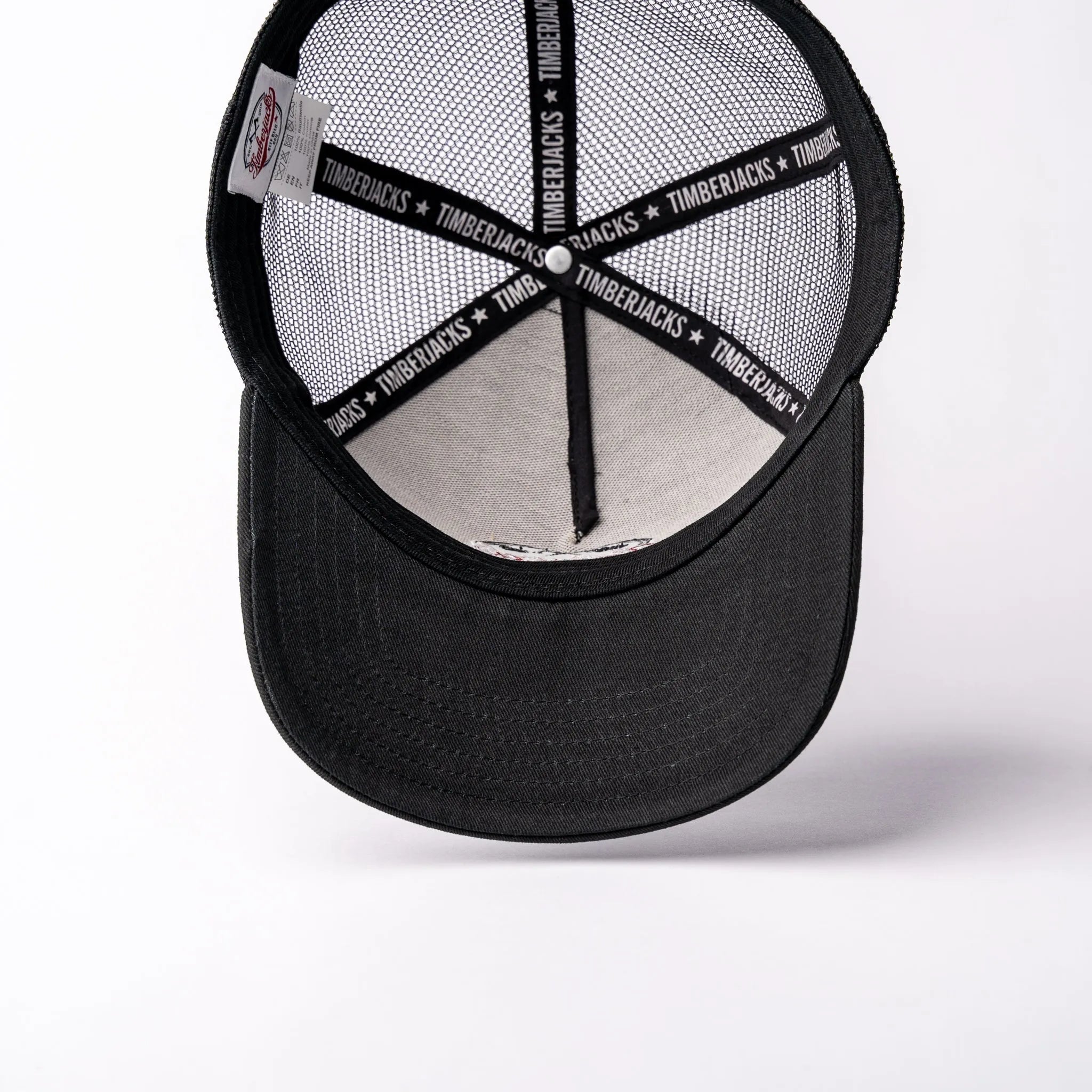 Basecap Can't Fake 2.0 Trucker Cap Black - timberjacks.store