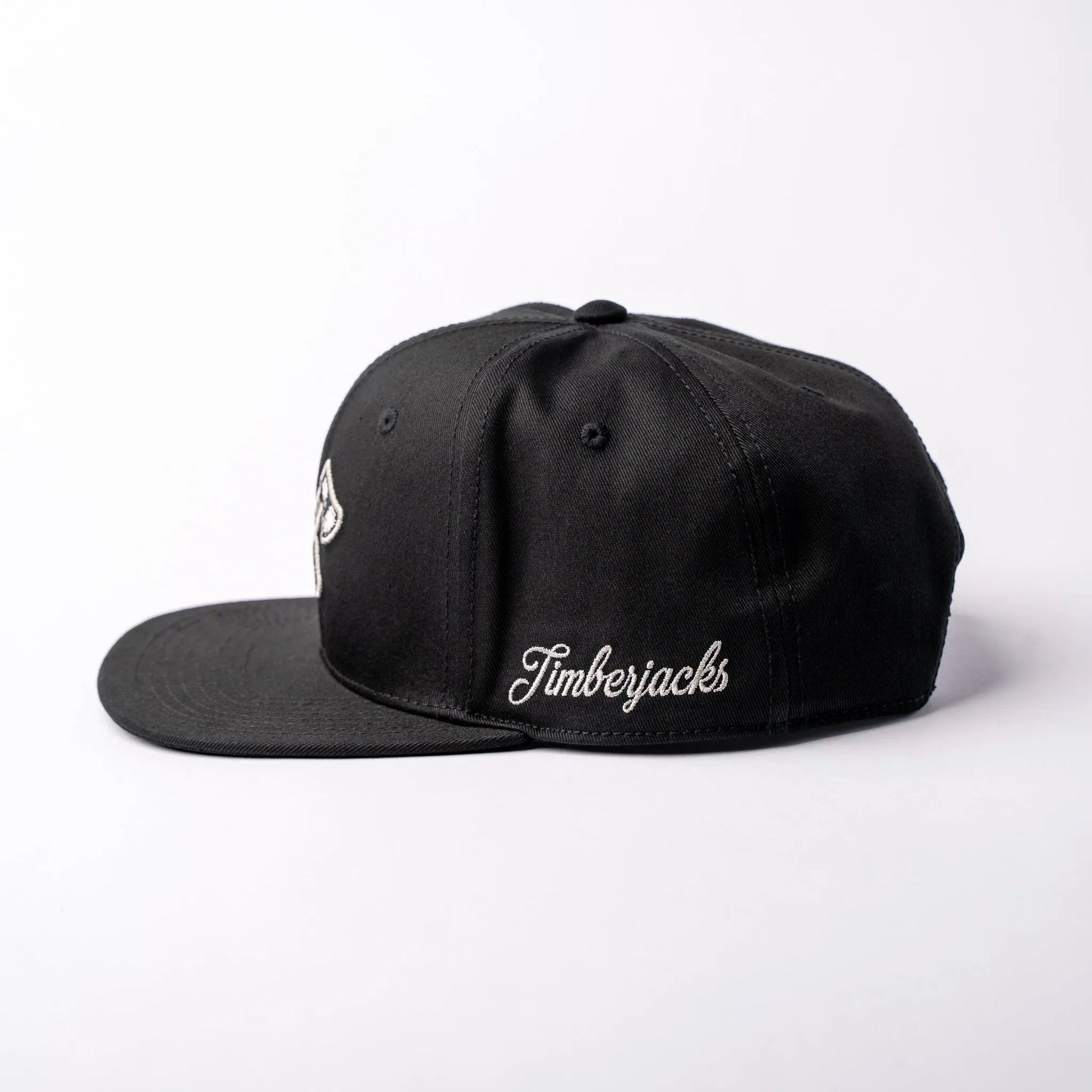 Basecap Crossed Axes Snapback Black Grey - timberjacks.store
