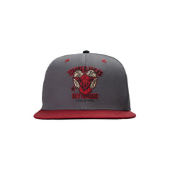 Basecap Ibex Snapback Grey Wine - timberjacks.store