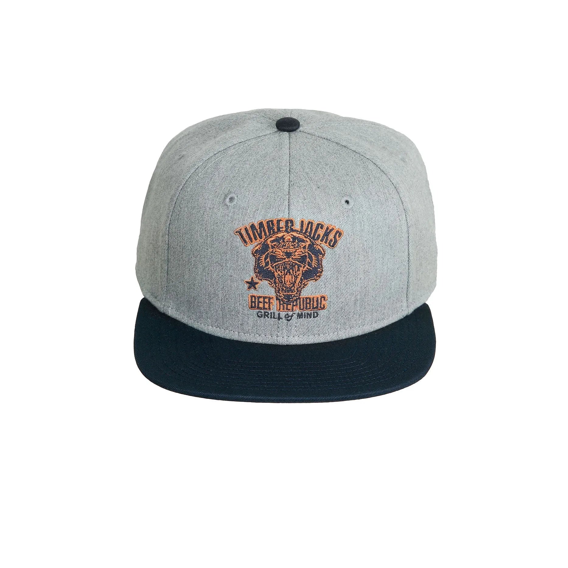 Basecap Mountain Lion Grey/Navy - timberjacks.store