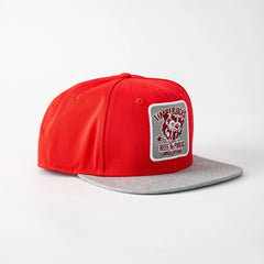 Basecap Snapback Grizzly Red/Grey - timberjacks.store