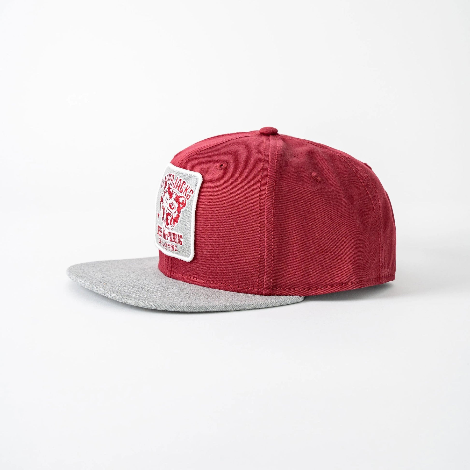 Basecap Snapback Grizzly Wine/Grey - timberjacks.store