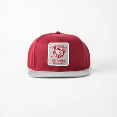 Basecap Snapback Grizzly Wine/Grey - timberjacks.store