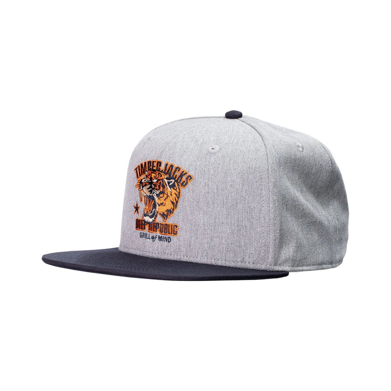 Basecap Tiger Snapback Grey Navy - timberjacks.store