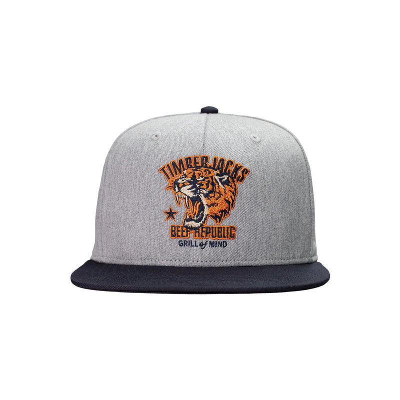 Basecap Tiger Snapback Grey Navy - timberjacks.store