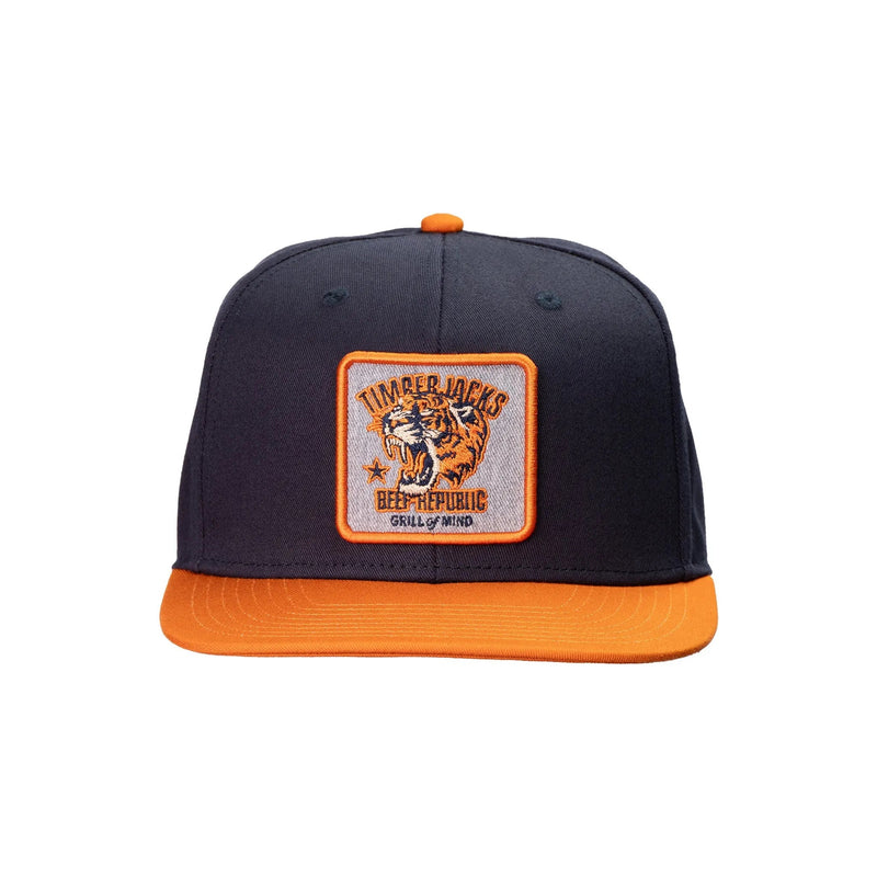 Basecap Tiger Snapback Navy Orange - timberjacks.store