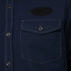 Ermet Dark Navy | Hemd - timberjacks.store