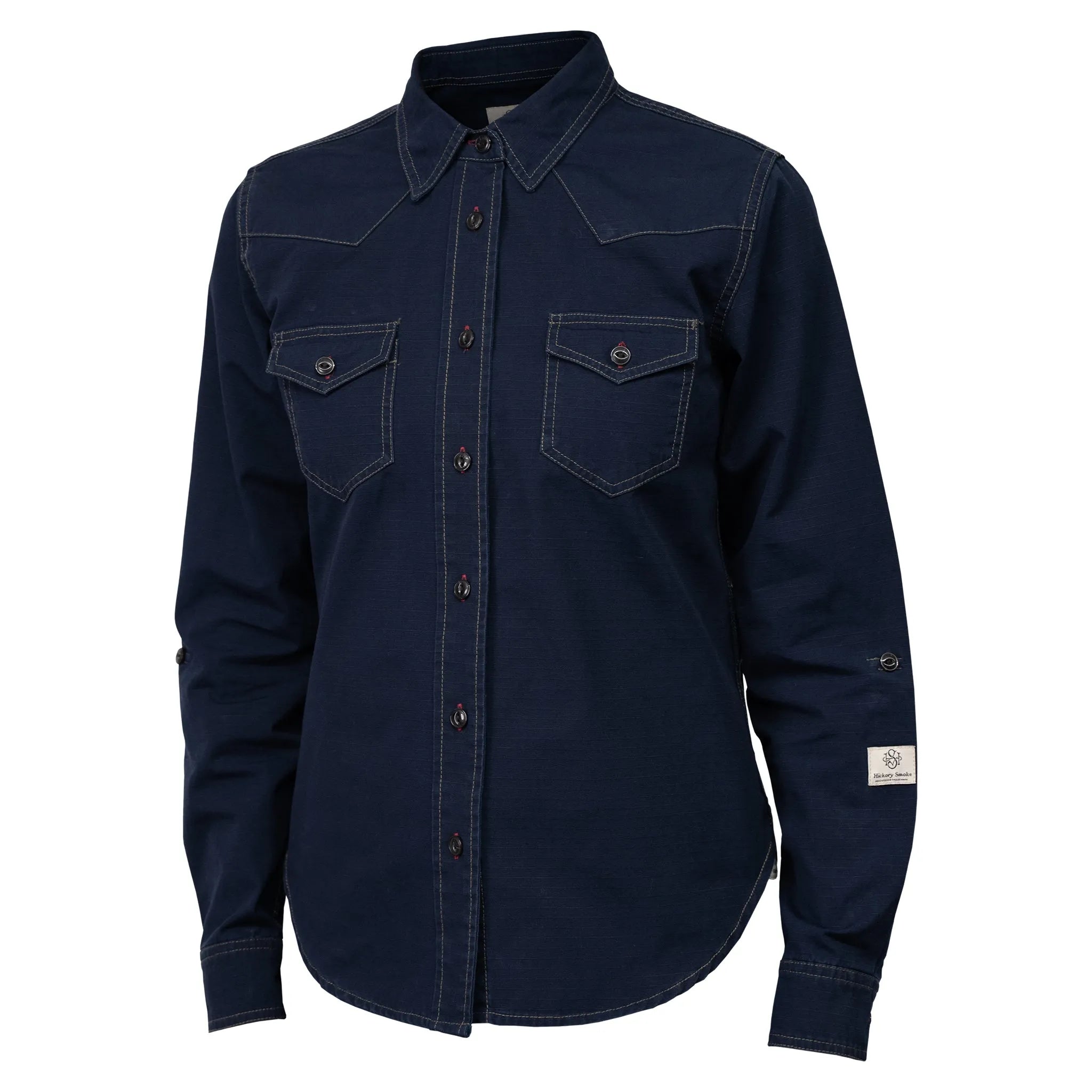 Hendo Dark Navy | Damenhemd - timberjacks.store