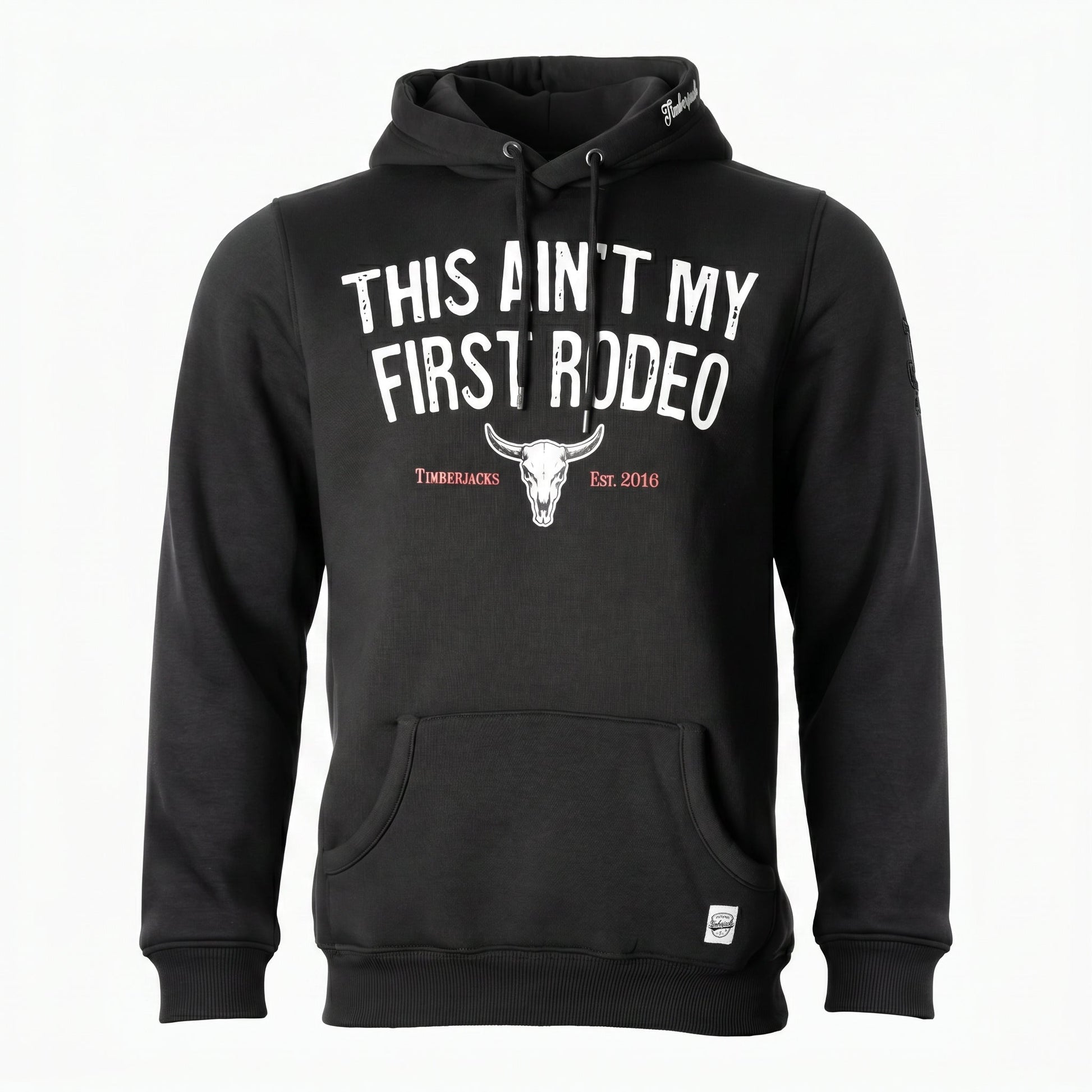 Hoodie Ain't my first Rodeo Black - timberjacks.store