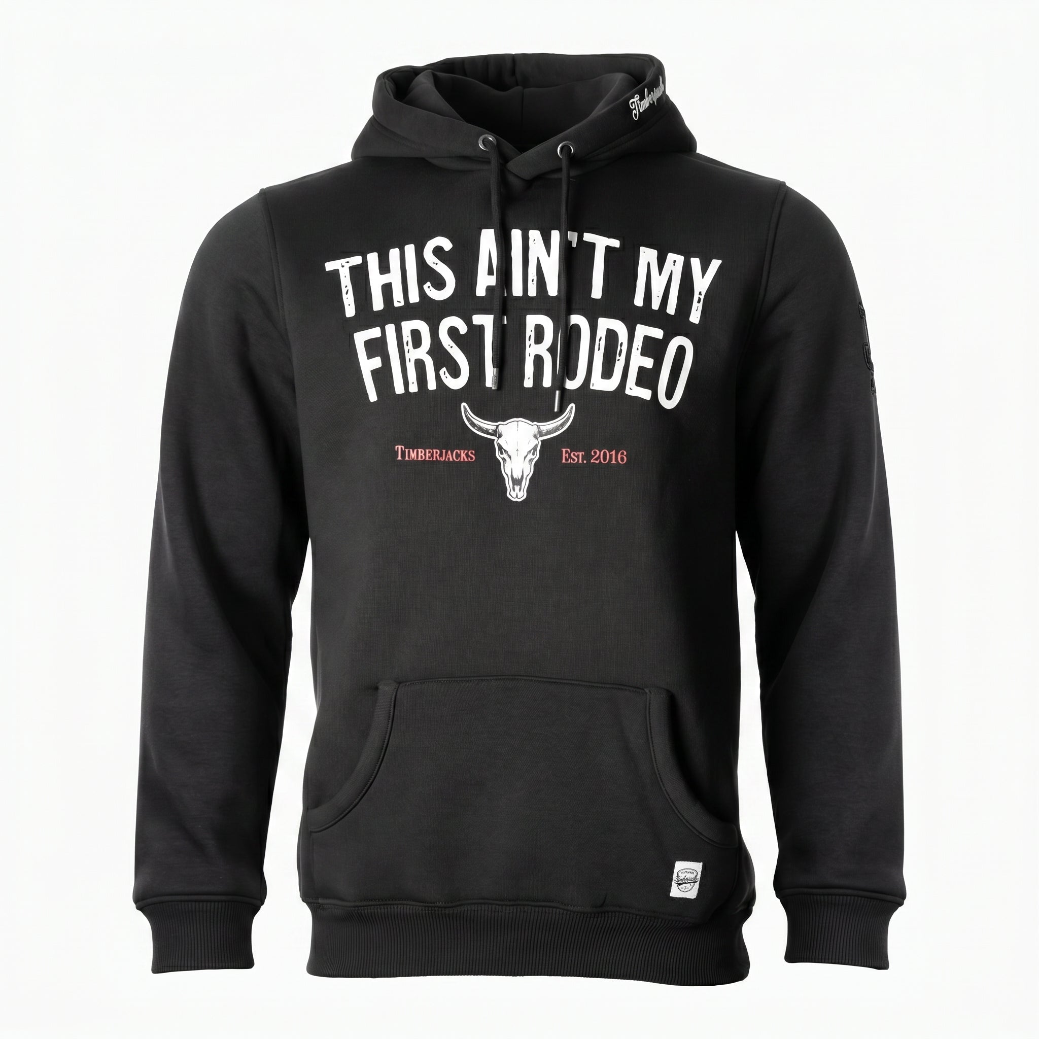 Hoodie Ain't my first Rodeo Black - timberjacks.store