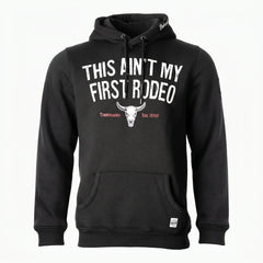 Hoodie Ain't my first Rodeo Black - timberjacks.store