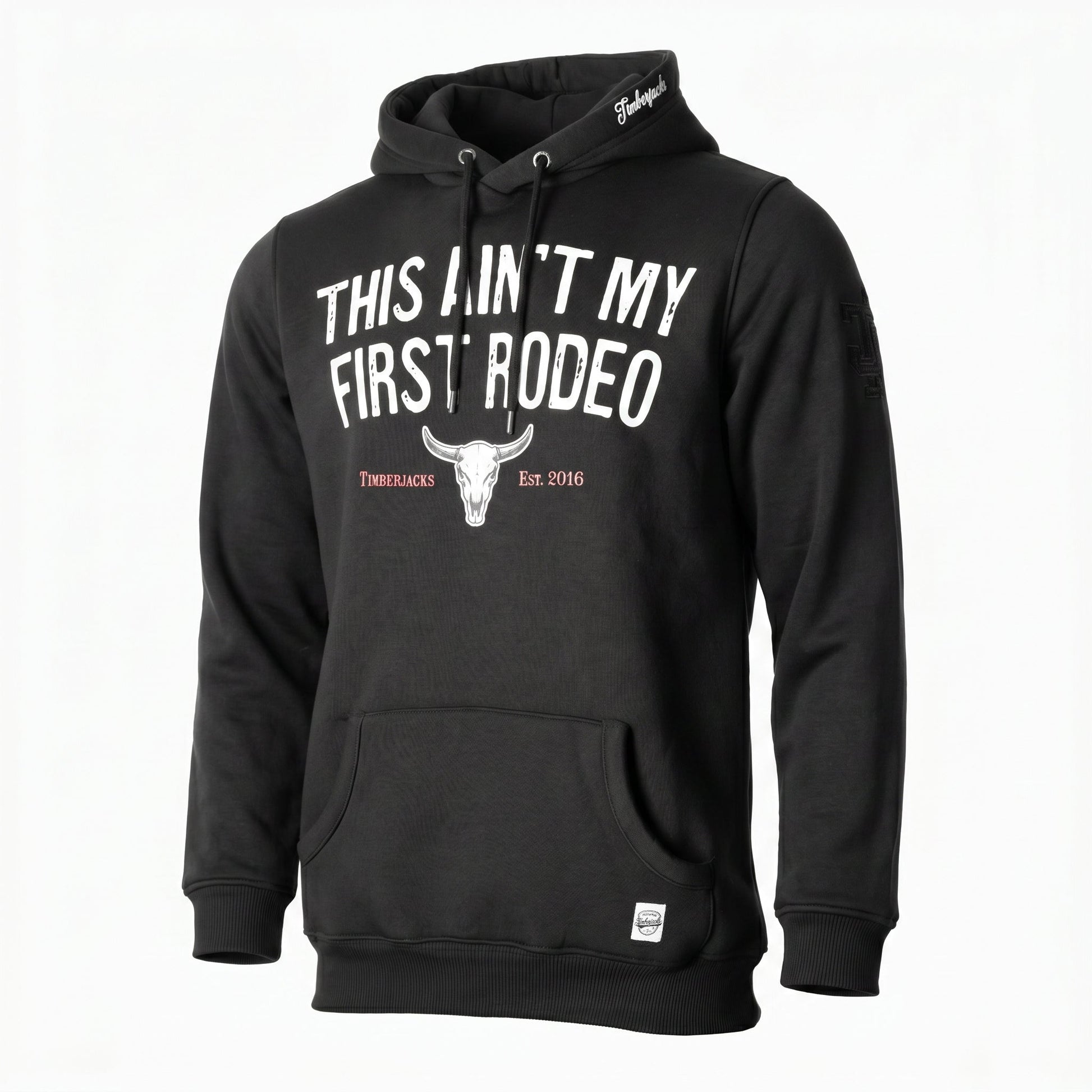 Hoodie Ain't my first Rodeo Black - timberjacks.store