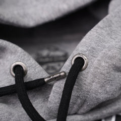 Hoodie Badger Ash Grey Recycled Cotton - timberjacks.store