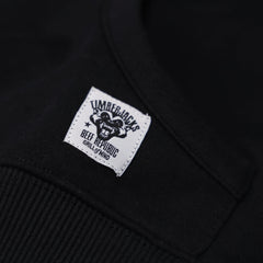 Hoodie Badger Nero Recycled Cotton - timberjacks.store
