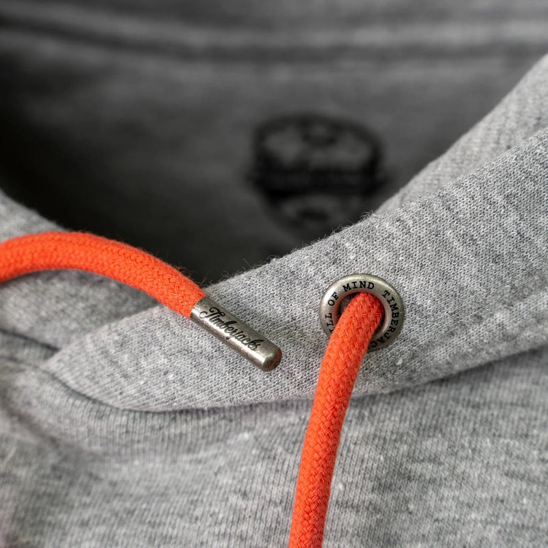Hoodie Beaver Ash Grey Recycled Cotton - timberjacks.store