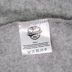 Hoodie Beaver Ash Grey Recycled Cotton - timberjacks.store