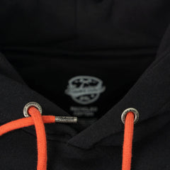 Hoodie Beaver Nero Recycled Cotton - timberjacks.store